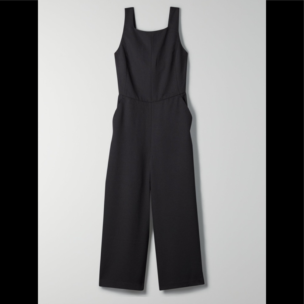 Aritzia Wilfred Black Ecoulement Jumpsuit
